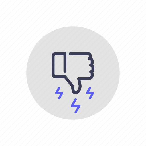 Thumbs, down, unlike, unfavorable, shop, shopping icon - Download on Iconfinder