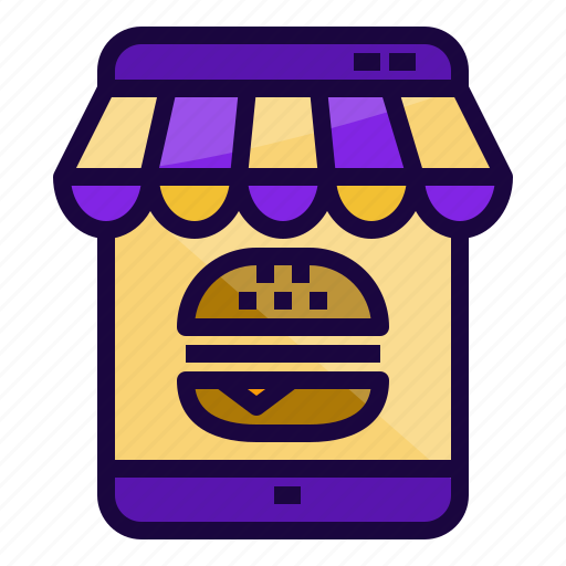 Online, shop, food, shopping, phone, ecommerce icon - Download on Iconfinder