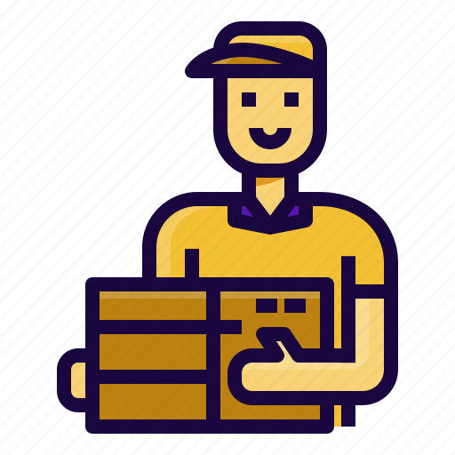 Avatar, courier, delivery, man, food, service icon - Download on Iconfinder