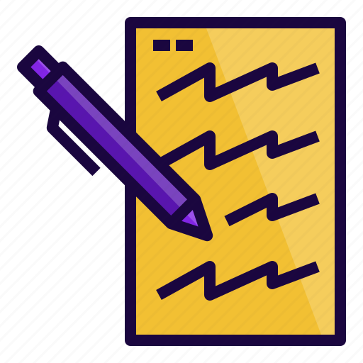 Order, note, pen, write, paper icon - Download on Iconfinder