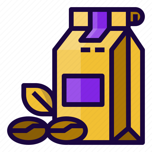 Coffee, seed, bag, product, shop icon - Download on Iconfinder