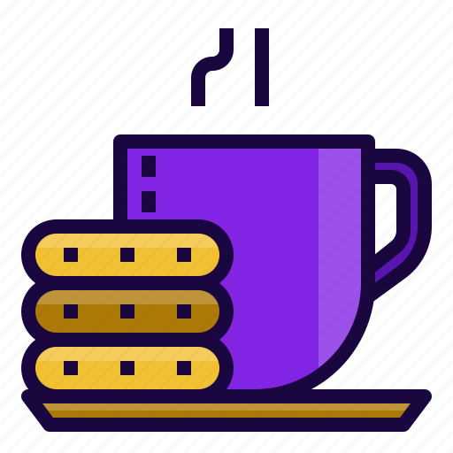 Hot, drink, cookie, coffee, tea, shop, cafe icon - Download on Iconfinder