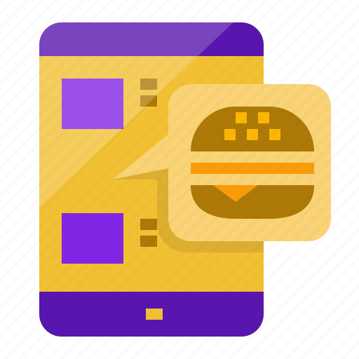 Online, social, media, food, shopping, phone, ecommerce icon - Download on Iconfinder