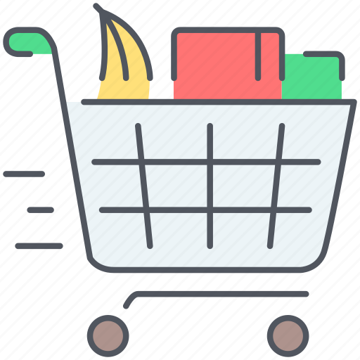 Cart, basket, ecommerce, groceries, shopping, shopping cart, supermarket icon - Download on Iconfinder