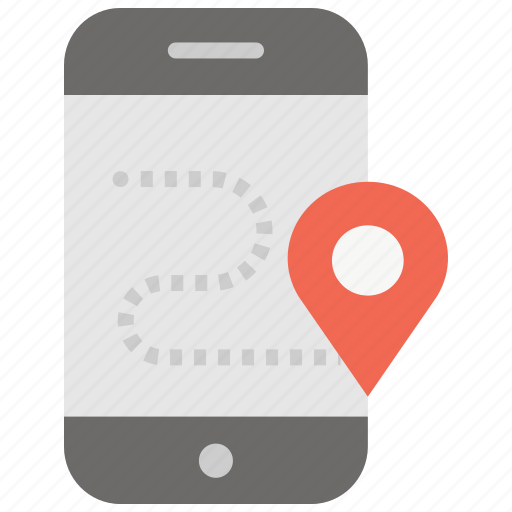 Gps, location, mobile application, pointer, route, shopping icon - Download on Iconfinder