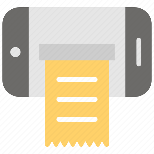 Bill, invoice, mobile, mobile application, payment, receipt, shopping list icon - Download on Iconfinder
