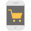 cart, empty cart, mobile application, shopping, shopping basket 