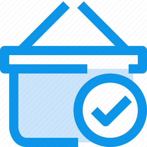 Basket, check, market, shop, shopping, store icon - Download on Iconfinder
