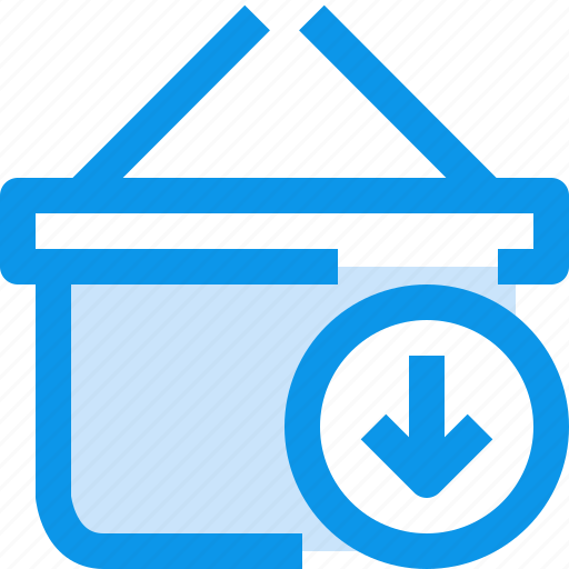 Arrow, basket, down, market, shop, shopping, store icon - Download on Iconfinder