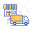 car, delivery, fast, shop, shopping, transportation 