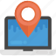 gps, location pin, location pointer, online address, online location 