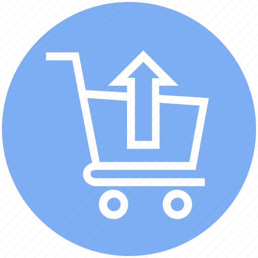 Buy, cart, in arrow, product, shopping, shopping cart, trolley icon - Download on Iconfinder