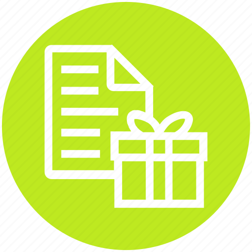 Bill, gift, paper, present, receipt, shopping, store icon - Download on Iconfinder