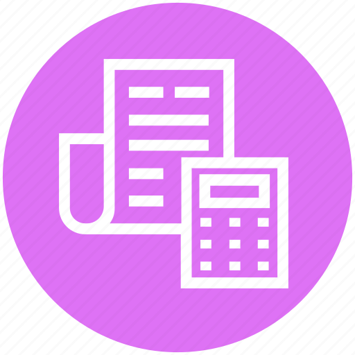 Billing, calculator, list, paper, report, shopping, store icon - Download on Iconfinder
