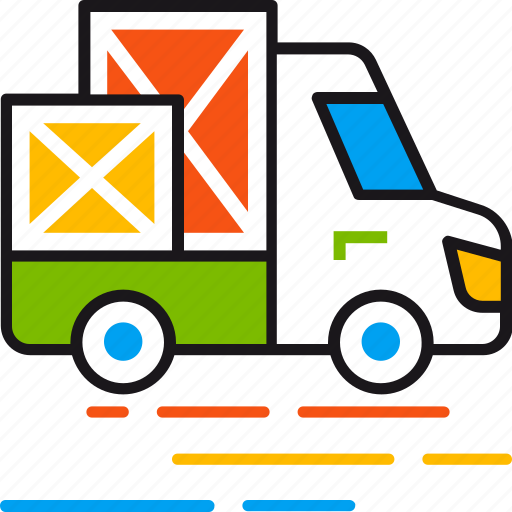 Delivery, drive, logistics, shipping, transport, transportation, truck icon - Download on Iconfinder