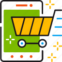 buy, cart, m-commerce, mobile, online, shopping, smartphone