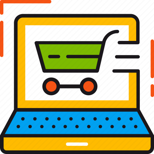 Online, shopping, buy, cart, internet, laptop, shop icon - Download on Iconfinder