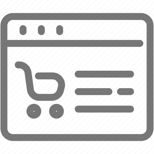 Browser, cart, computer, ecommerce, internet, trolley icon - Download on Iconfinder
