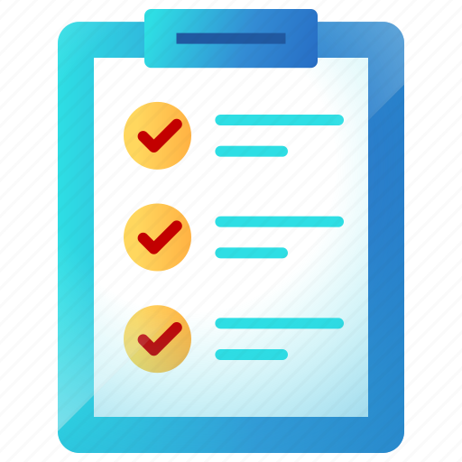 Checklist, document, file, list icon - Download on Iconfinder