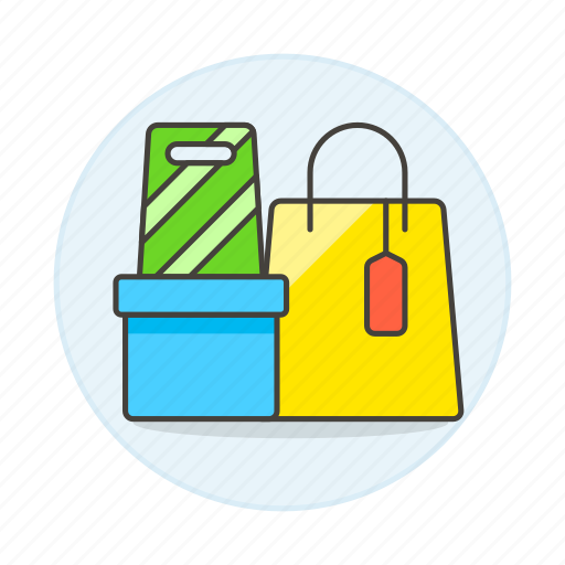 Bag, bags, box, shopping, tag icon - Download on Iconfinder