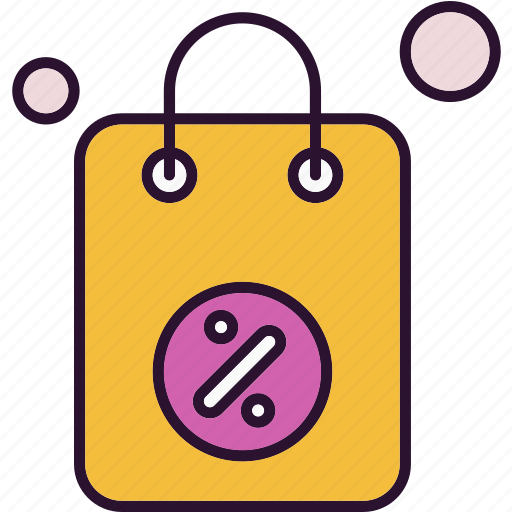 Bag, online, percentage, shopping icon - Download on Iconfinder