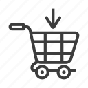 shopping, cart, add to cart