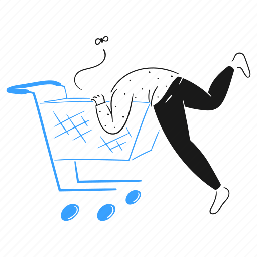 Sold, store, search, market, cart, shopping, out illustration - Download on Iconfinder