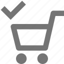 cart, check, shopping, select, basket, buy, ecommerce, store 