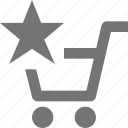 cart, favorite, shopping, star, basket, buy, ecommerce, store 