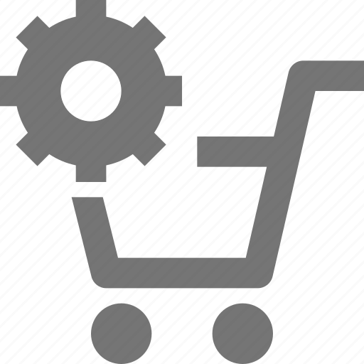 Cart, settings, shopping, configuration, gear, basket, buy icon - Download on Iconfinder