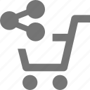 cart, share, shopping, basket, buy, ecommerce, store 