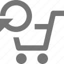 cart, shopping, sync, arrow, refresh, reload, buy, ecommerce 