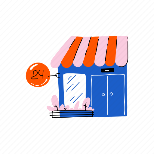 Convenience, store, shopping, shop, cart, buy, market illustration - Download on Iconfinder