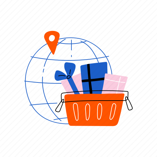 Global, store, shopping, market, shop, buy, ecommerce illustration - Download on Iconfinder