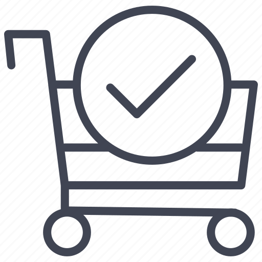 Cart, confirm, shopping, buy, ecommerce, shop icon - Download on Iconfinder