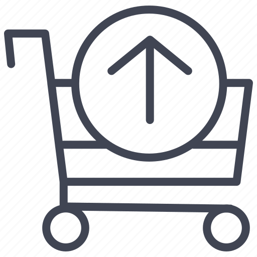 Cart, shopping, up, arrow, buy, ecommerce icon - Download on Iconfinder