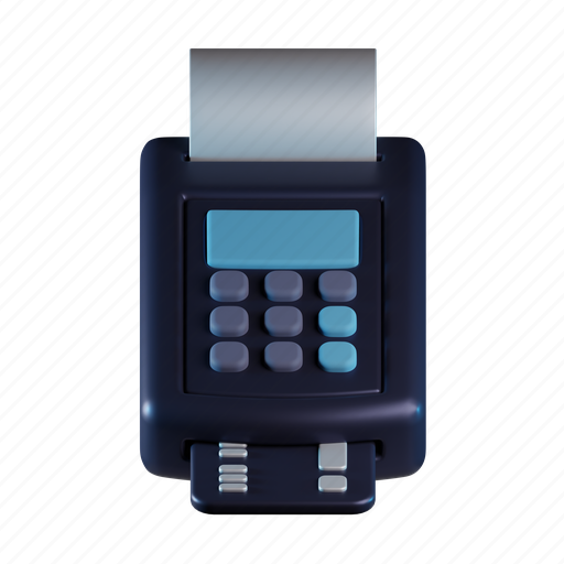 Edc, electronic data capture, electronic, machine, payment, credit, device 3D illustration - Download on Iconfinder
