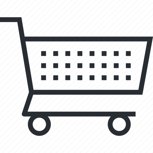 Cart, e-commerce, line, order, pixel icon, shopping, thin icon - Download on Iconfinder