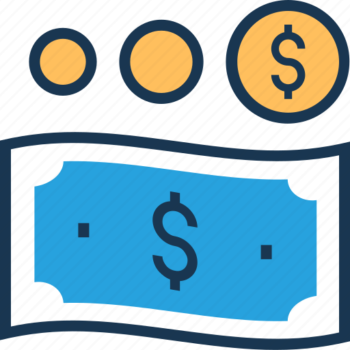 Banknote, coin, currency note, dollar, dollar note icon - Download on Iconfinder