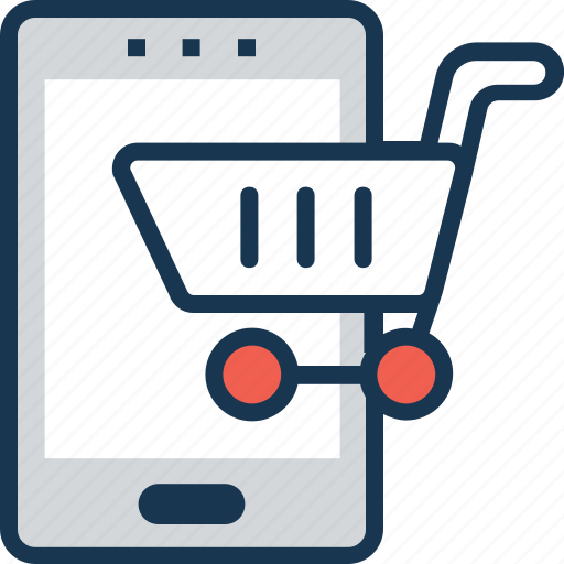 App, cart, m commerce, online shopping, shopping app icon - Download on Iconfinder