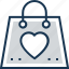 favorite, heart, love, romantic, tote bag 