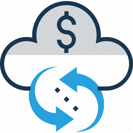 Banking, cloud, dollar, finance, sync icon - Download on Iconfinder
