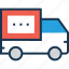 cargo, delivery, shipping, truck, van 