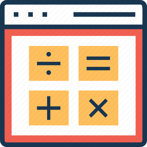 Calculation, finance, online, web, webpage icon - Download on Iconfinder