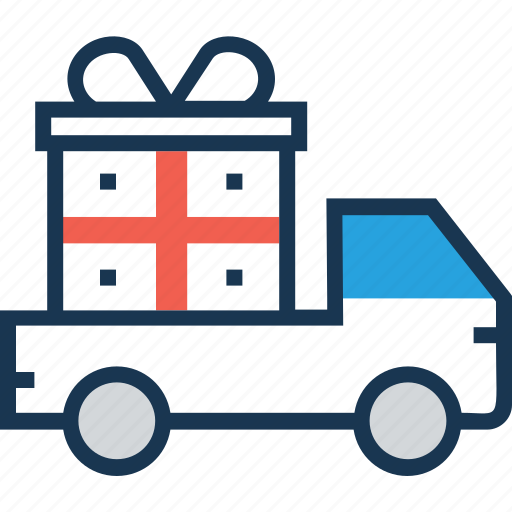 Delivery, gift, shipping, truck, van icon - Download on Iconfinder