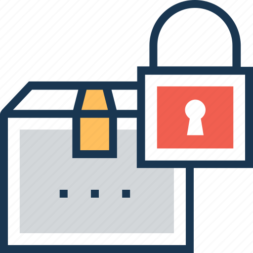 Box, locked, package, secure shipping, shipping icon - Download on Iconfinder