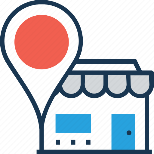 Location, map locator, map pin, pin, store location icon - Download on Iconfinder