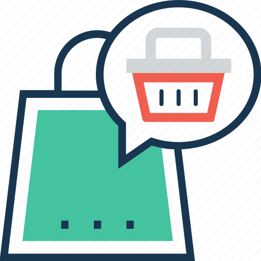 Basket, bubble, chat, online shopping, shopping icon - Download on Iconfinder