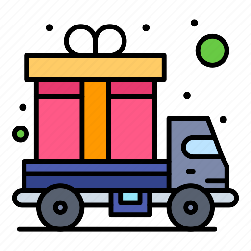 Cargo, delivery, gift, truck icon - Download on Iconfinder