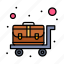 cart, luggage, trolley, wheelbarrow 